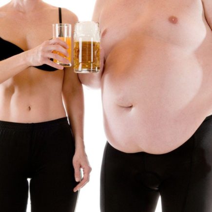 Алкоголь превращает Ваши мышцы в жир